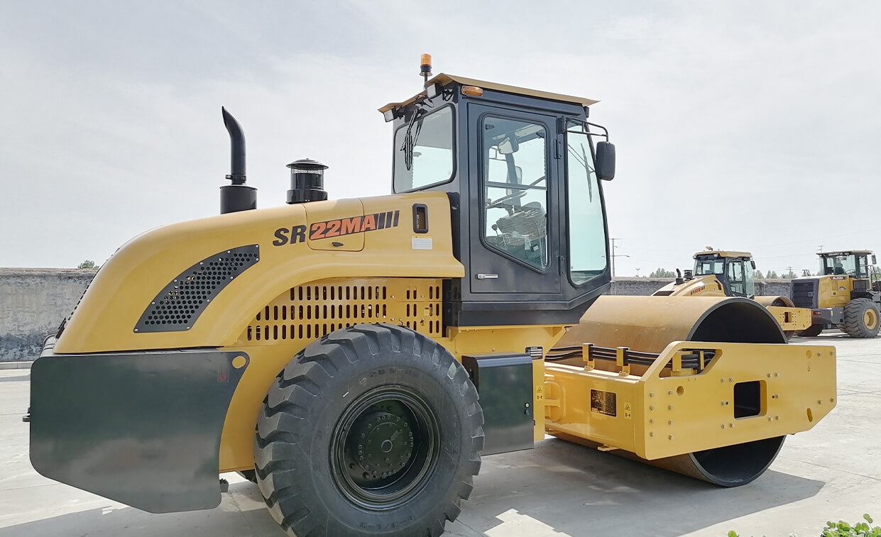 Shantui SR22MA Road Roller in Highway Construction